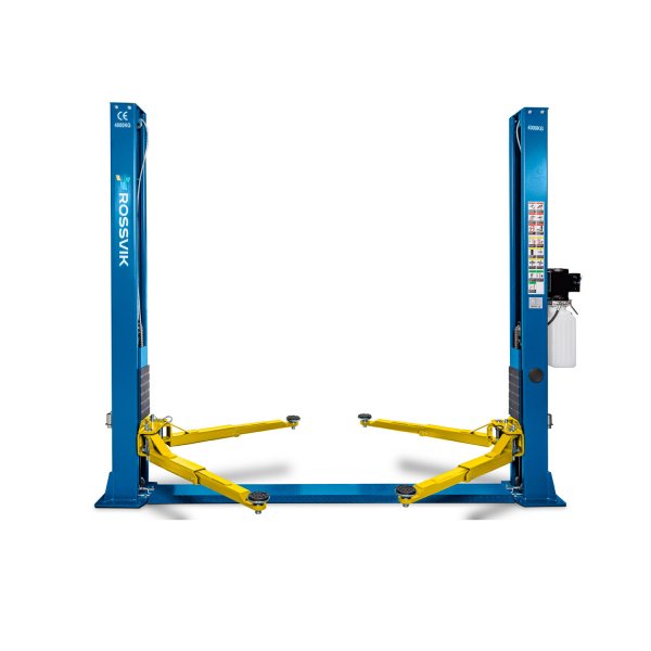 Автоподъемник двухстоечный ROSSVIK T4Е г/п 4.0т, 220В. Синий