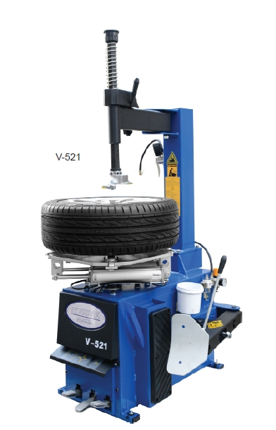 Станок шиномонтажный ROSSVIK V-521, п/авт., до 21", 220 В, синий
