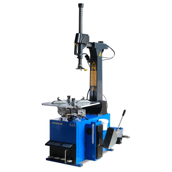 Станок шиномонтажный ROSSVIK V-626, автомат, до 26", 380В, 2 скорости. Цвет синий RAL5005